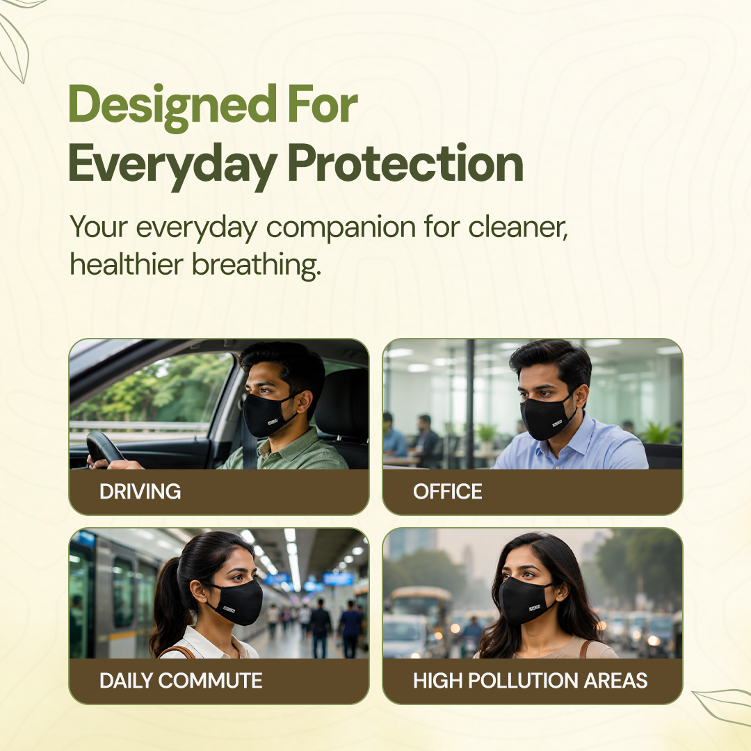Ayur Lung Care Herbal Charcoal Cloth Face Mask