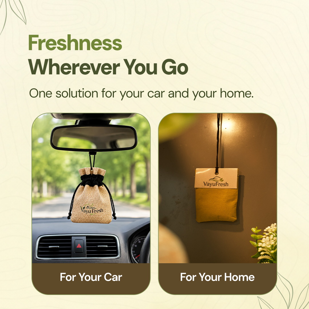 VayuFresh Duo Pack - Natural Air Freshener Combo